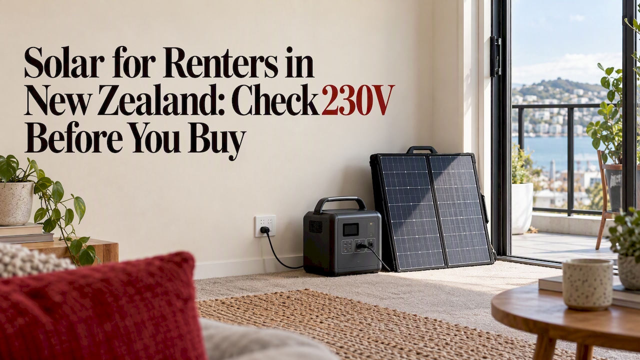 Solar for Renters in New Zealand: Check 230V Before You Buy